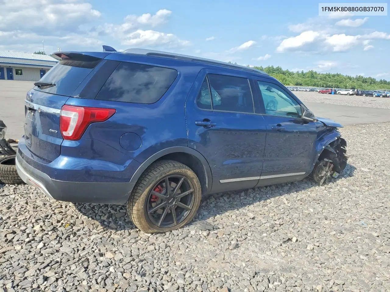 2016 Ford Explorer Xlt VIN: 1FM5K8D88GGB37070 Lot: 61068606