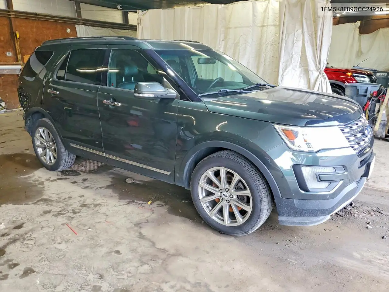 2016 Ford Explorer Limited VIN: 1FM5K8F89GGC24926 Lot: 61110676