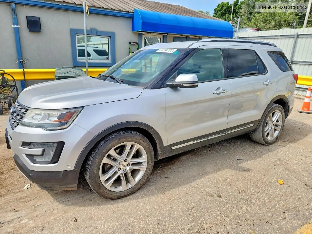 2016 Ford Explorer Limited VIN: 1FM5K7FHXGGC86443 Lot: 61204186