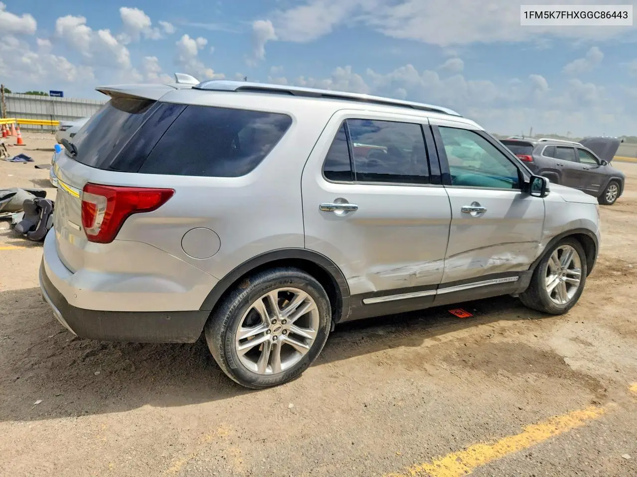 2016 Ford Explorer Limited VIN: 1FM5K7FHXGGC86443 Lot: 61204186