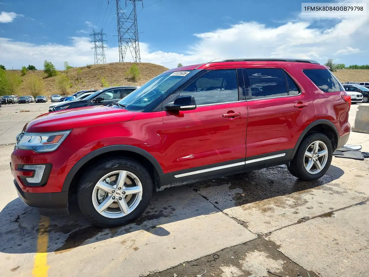 1FM5K8D84GGB79798 2016 Ford Explorer Xlt