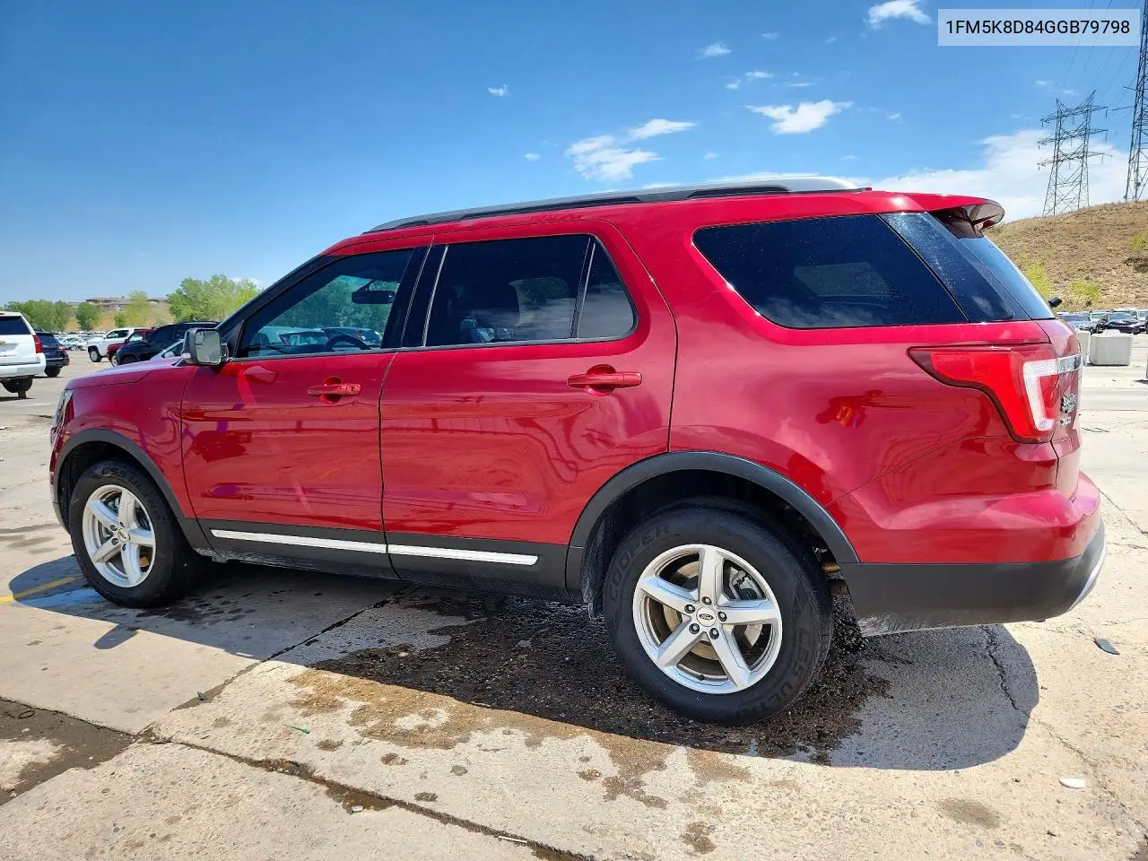 1FM5K8D84GGB79798 2016 Ford Explorer Xlt