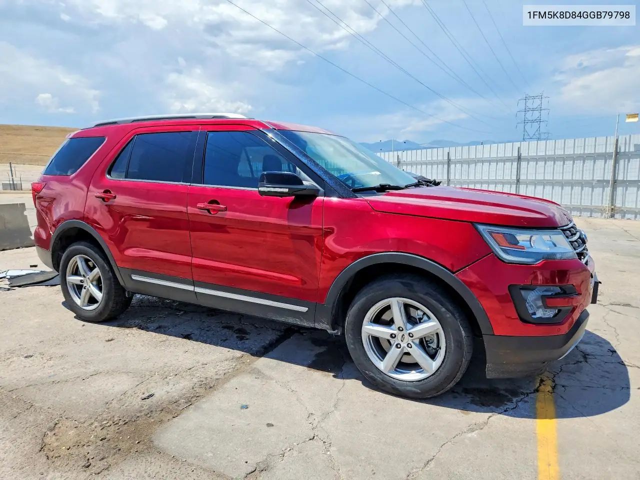 1FM5K8D84GGB79798 2016 Ford Explorer Xlt
