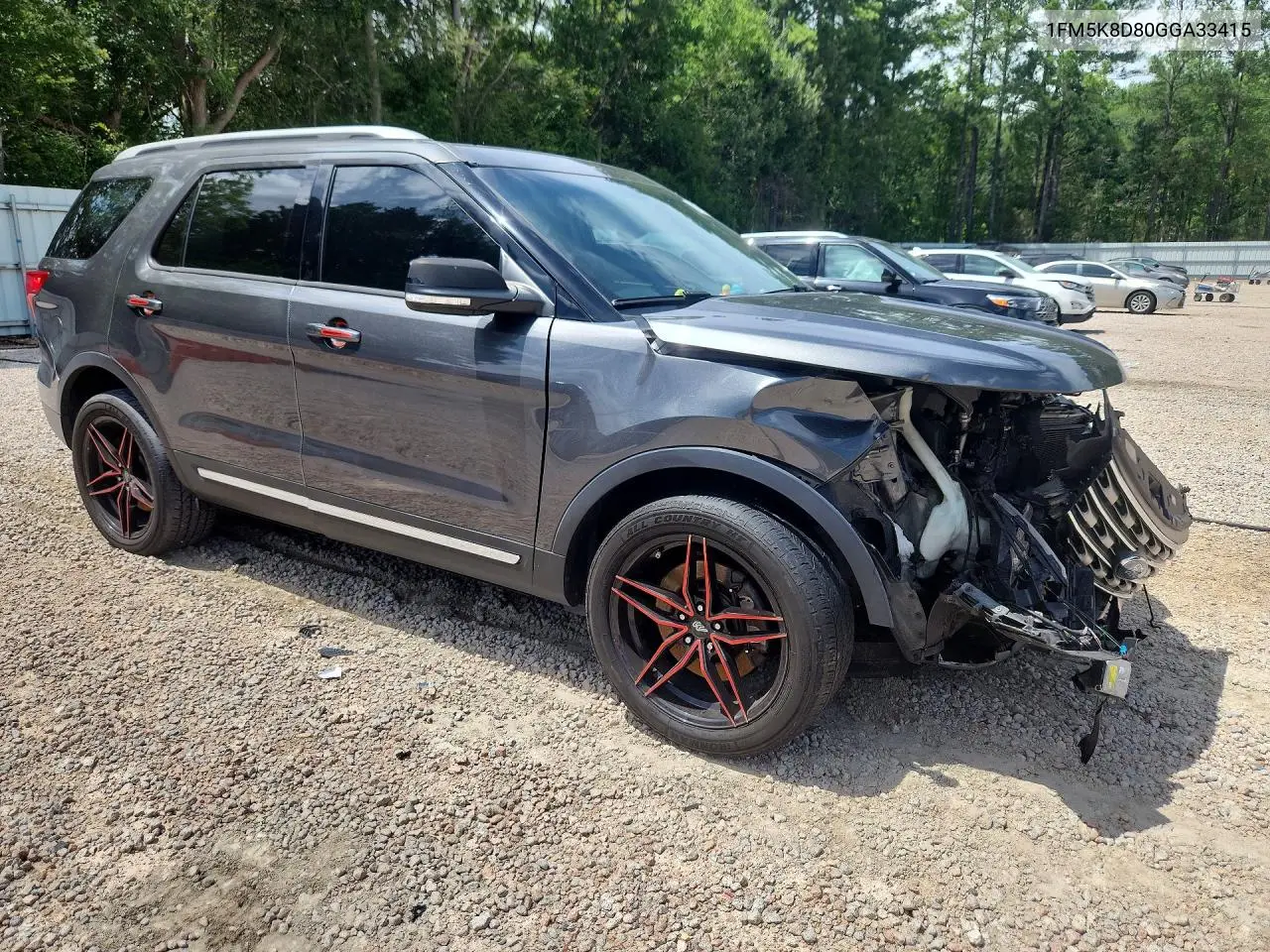 1FM5K8D80GGA33415 2016 Ford Explorer Xlt