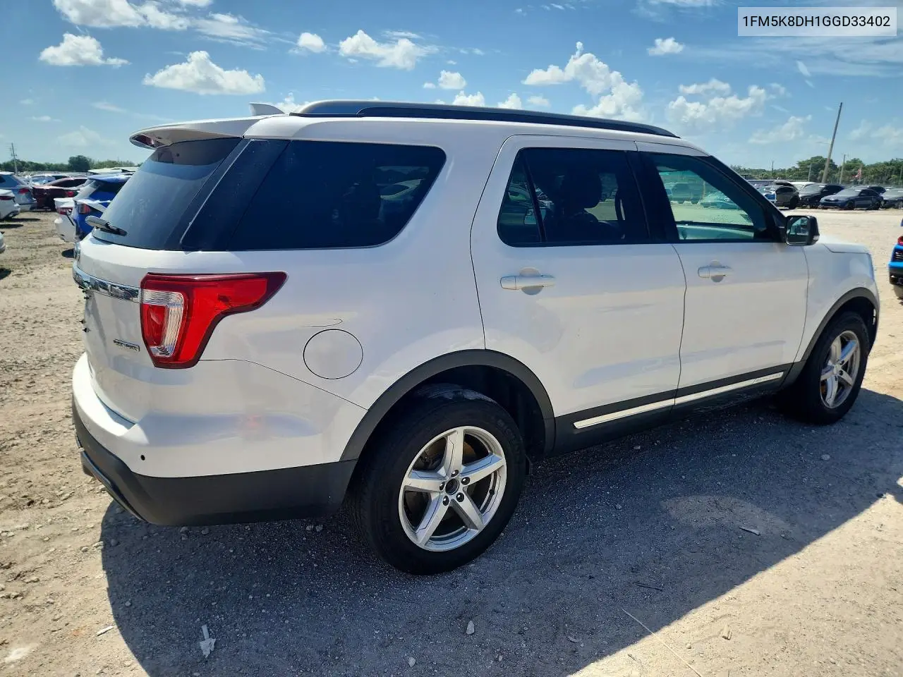 2016 Ford Explorer Xlt VIN: 1FM5K8DH1GGD33402 Lot: 61965826