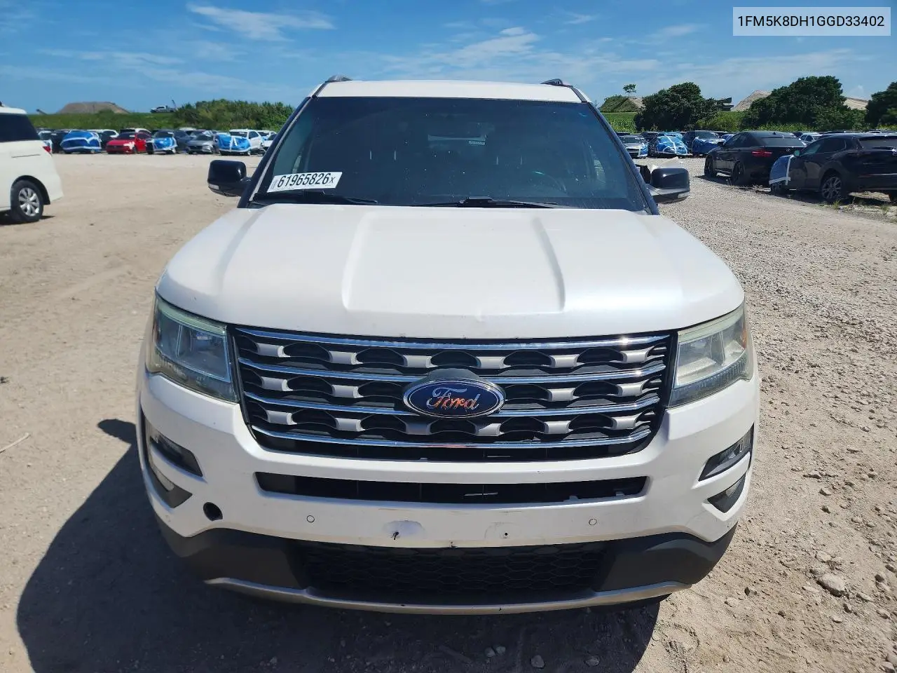 2016 Ford Explorer Xlt VIN: 1FM5K8DH1GGD33402 Lot: 61965826