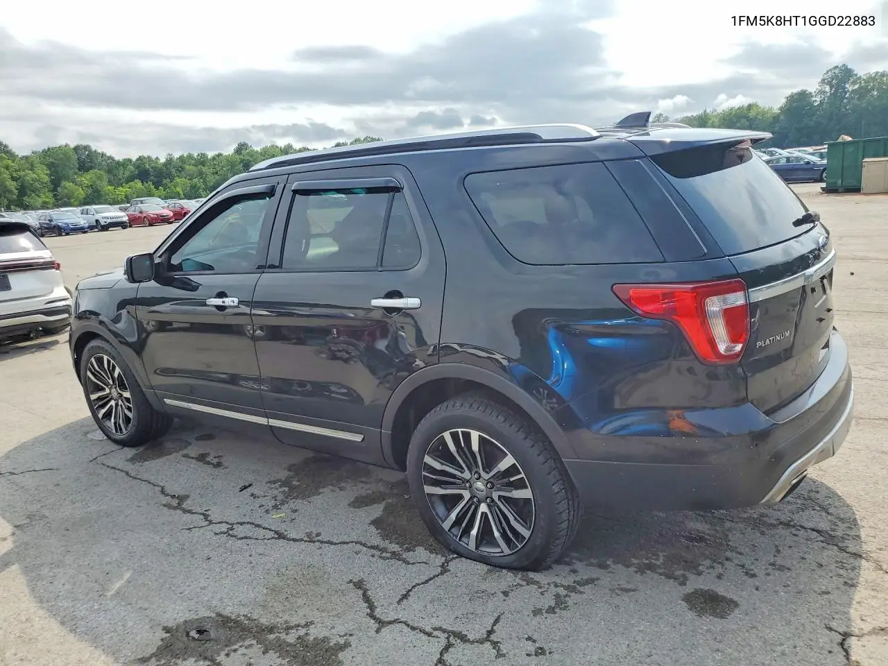 2016 Ford Explorer Platinum VIN: 1FM5K8HT1GGD22883 Lot: 62021196
