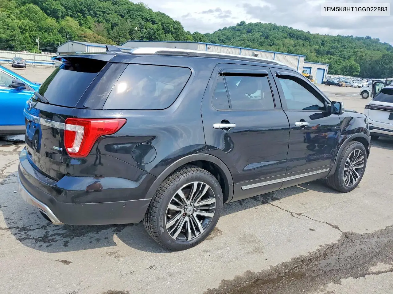 2016 Ford Explorer Platinum VIN: 1FM5K8HT1GGD22883 Lot: 62021196