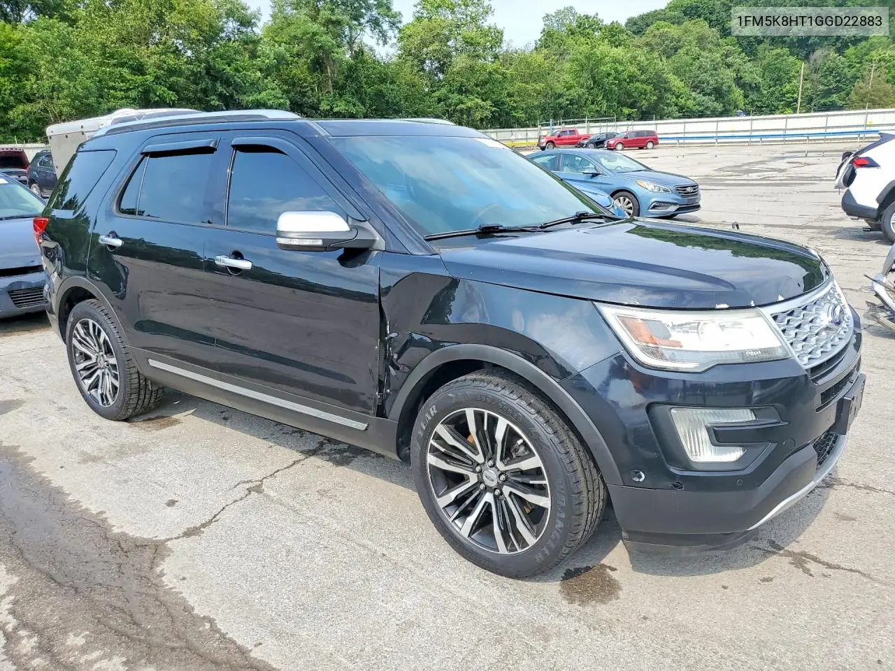 2016 Ford Explorer Platinum VIN: 1FM5K8HT1GGD22883 Lot: 62021196
