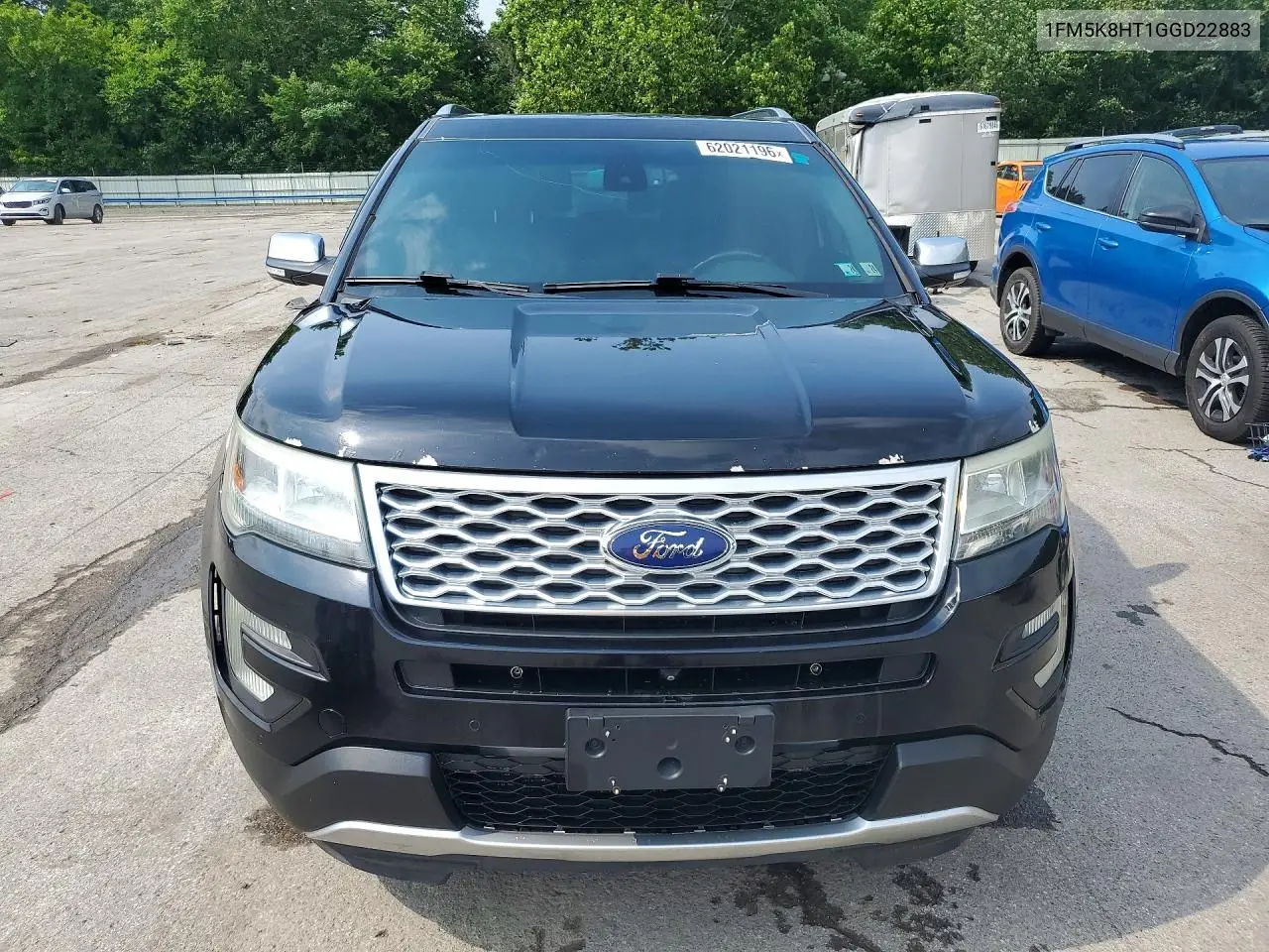 2016 Ford Explorer Platinum VIN: 1FM5K8HT1GGD22883 Lot: 62021196