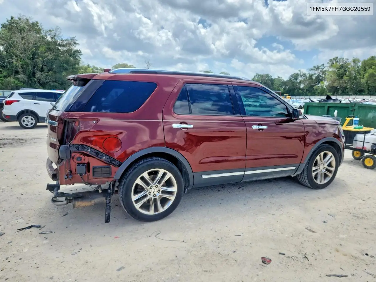 2016 Ford Explorer Limited VIN: 1FM5K7FH7GGC20559 Lot: 62115436