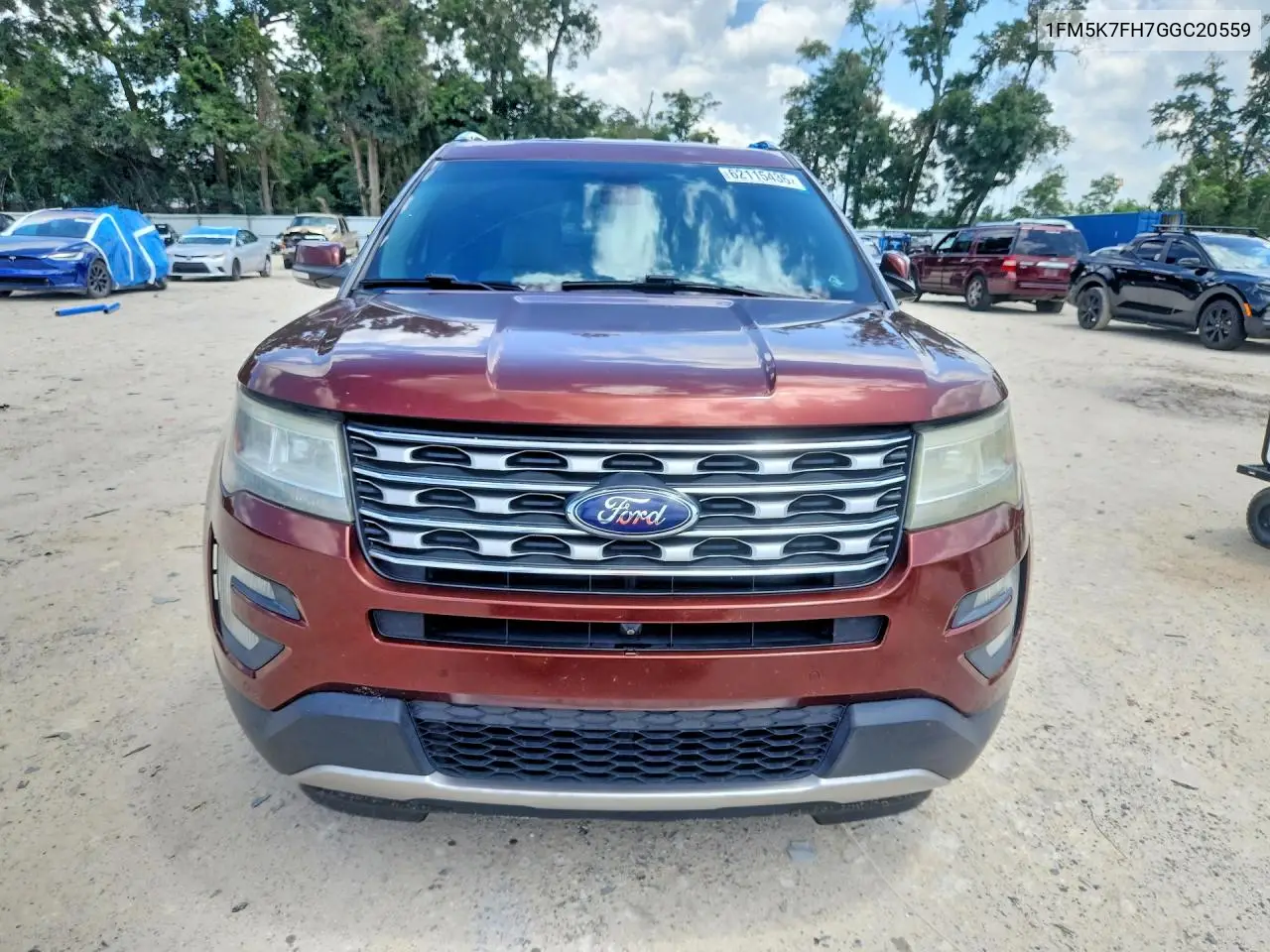 2016 Ford Explorer Limited VIN: 1FM5K7FH7GGC20559 Lot: 62115436