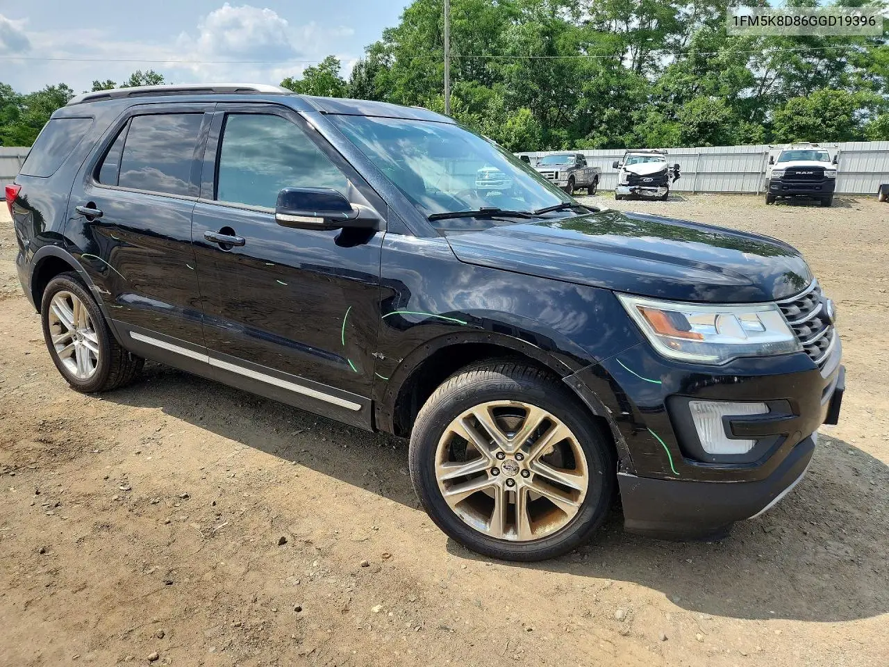 1FM5K8D86GGD19396 2016 Ford Explorer Xlt
