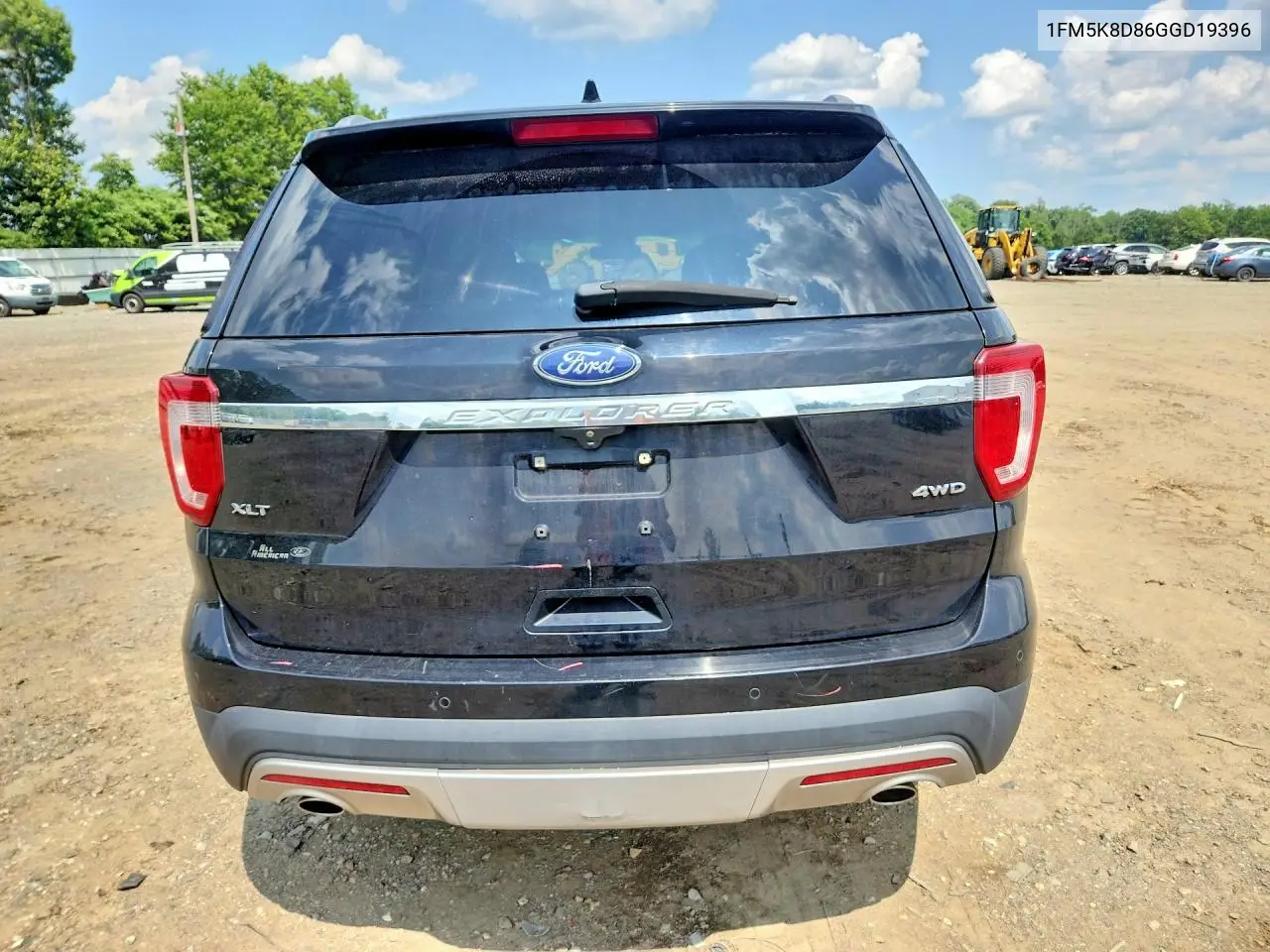 1FM5K8D86GGD19396 2016 Ford Explorer Xlt