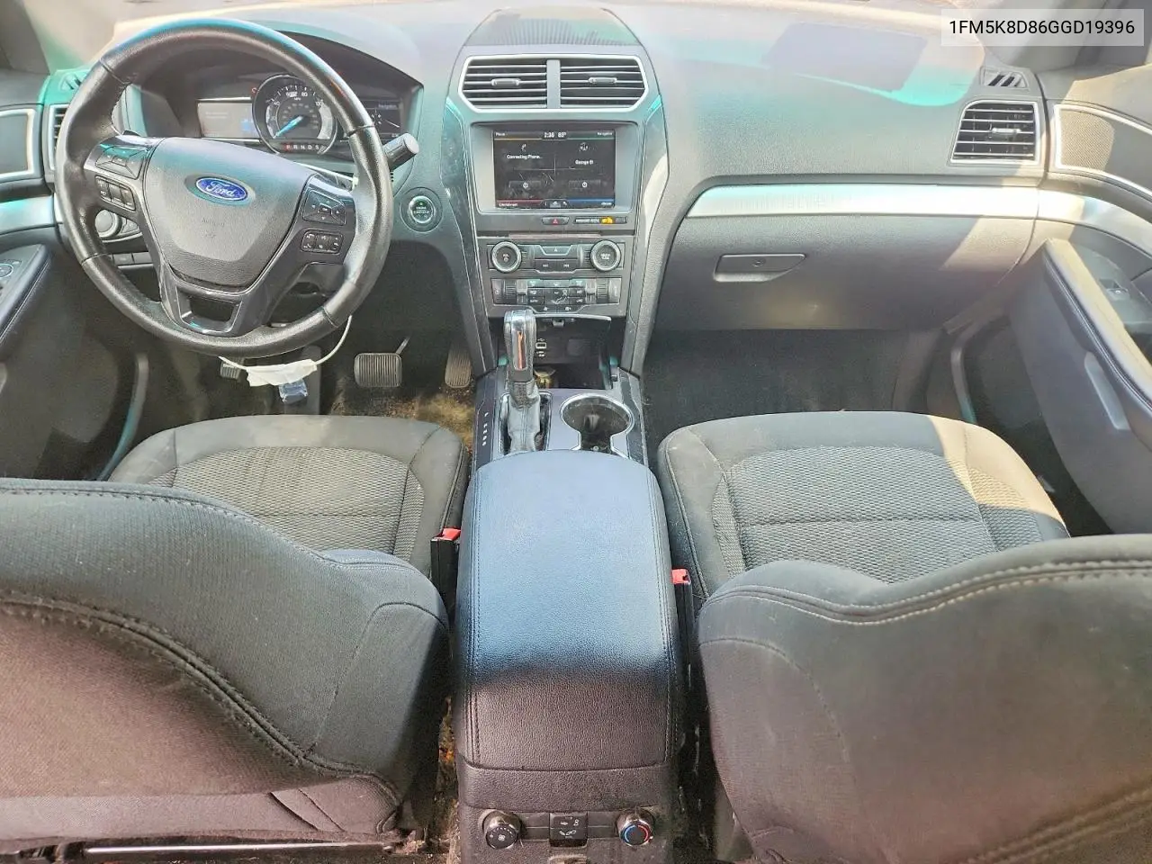 1FM5K8D86GGD19396 2016 Ford Explorer Xlt