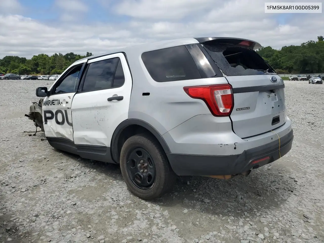 1FM5K8AR1GGD05399 2016 Ford Explorer Police Interceptor