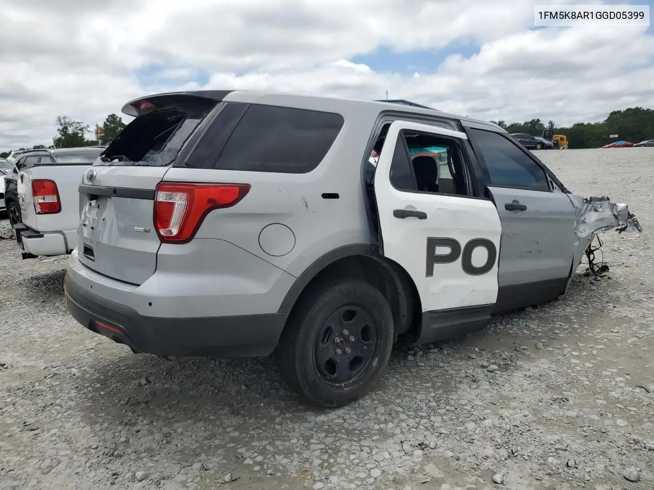 1FM5K8AR1GGD05399 2016 Ford Explorer Police Interceptor