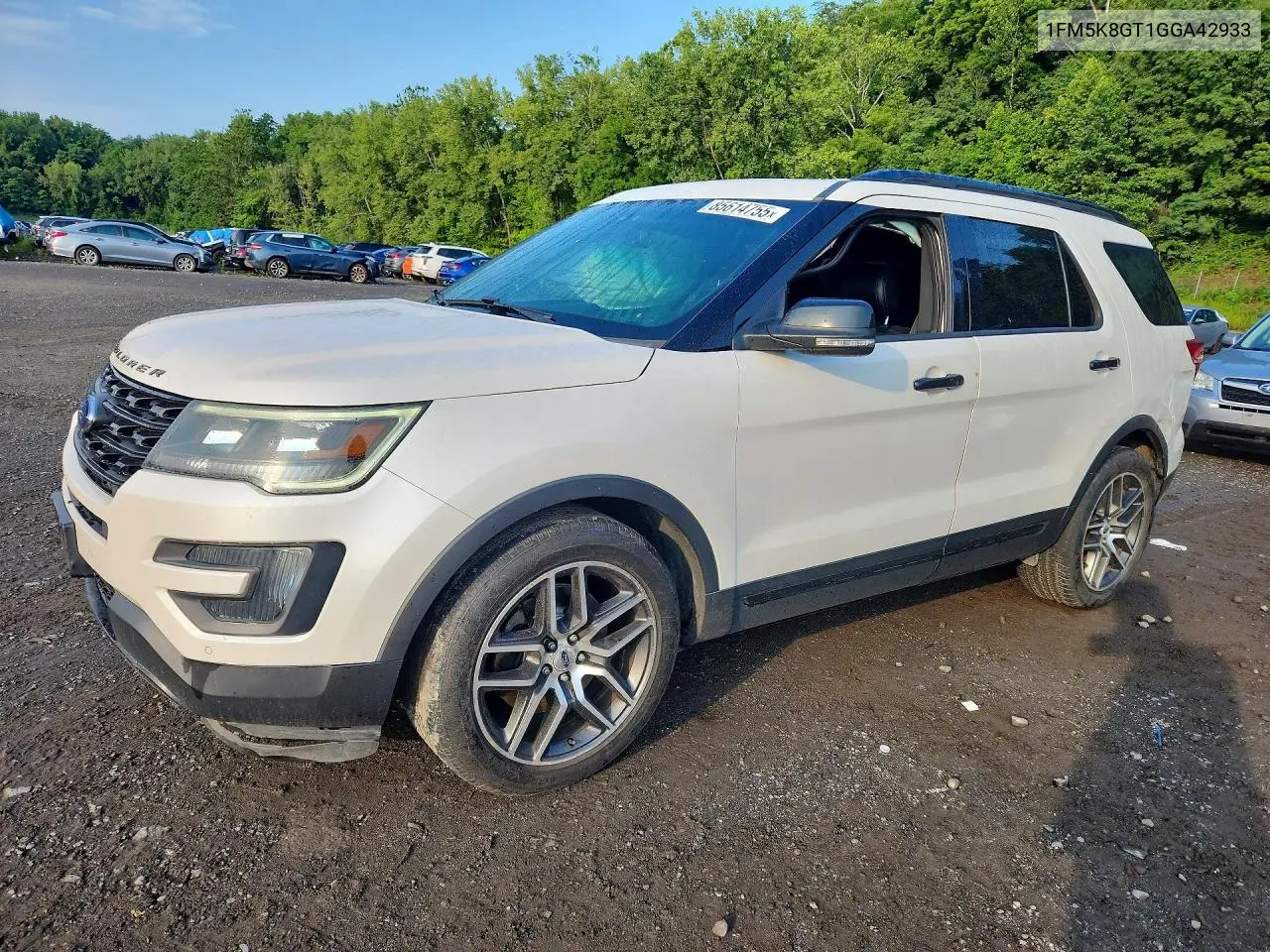 2016 Ford Explorer Sport VIN: 1FM5K8GT1GGA42933 Lot: 85614755