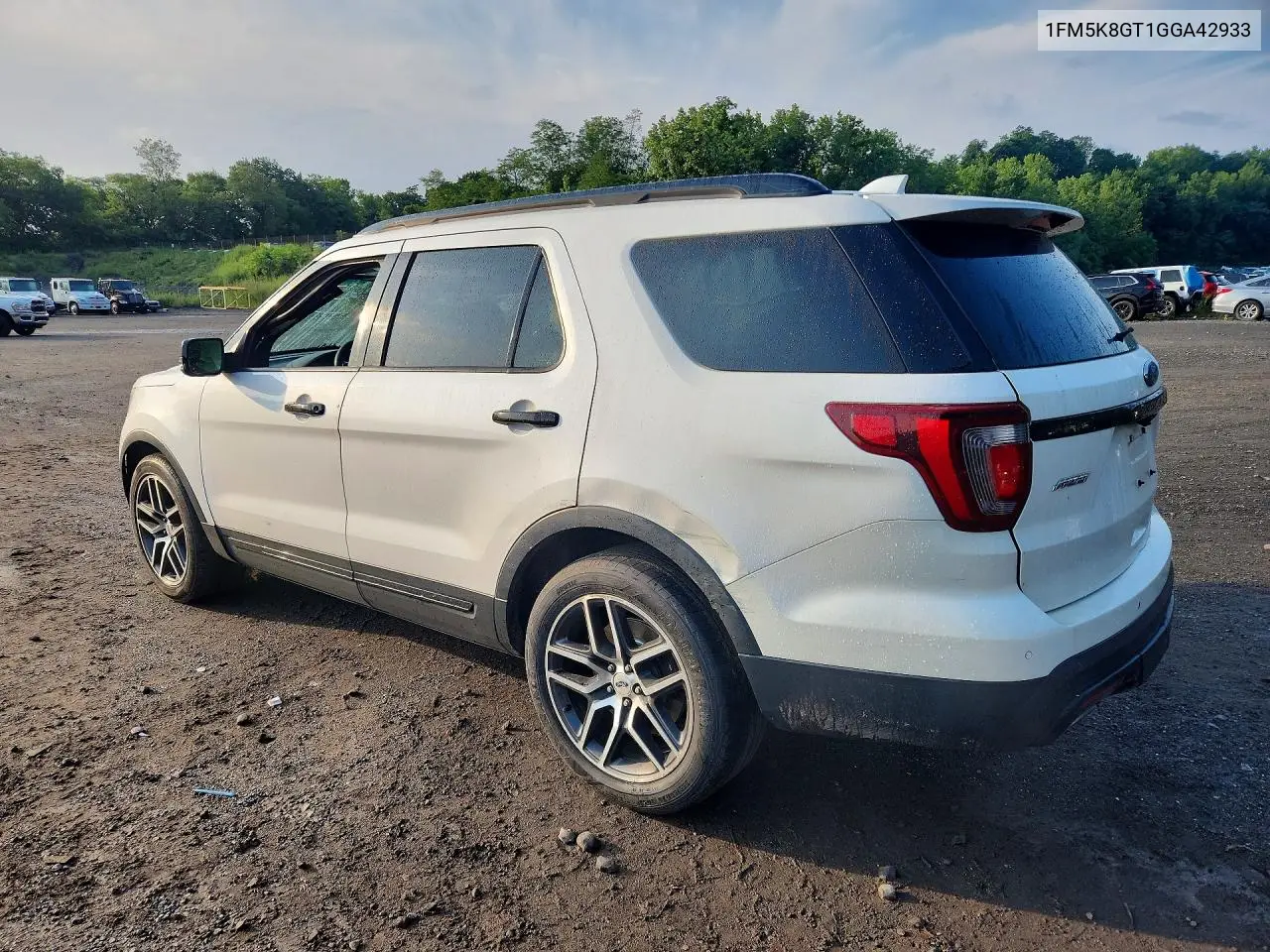 2016 Ford Explorer Sport VIN: 1FM5K8GT1GGA42933 Lot: 85614755