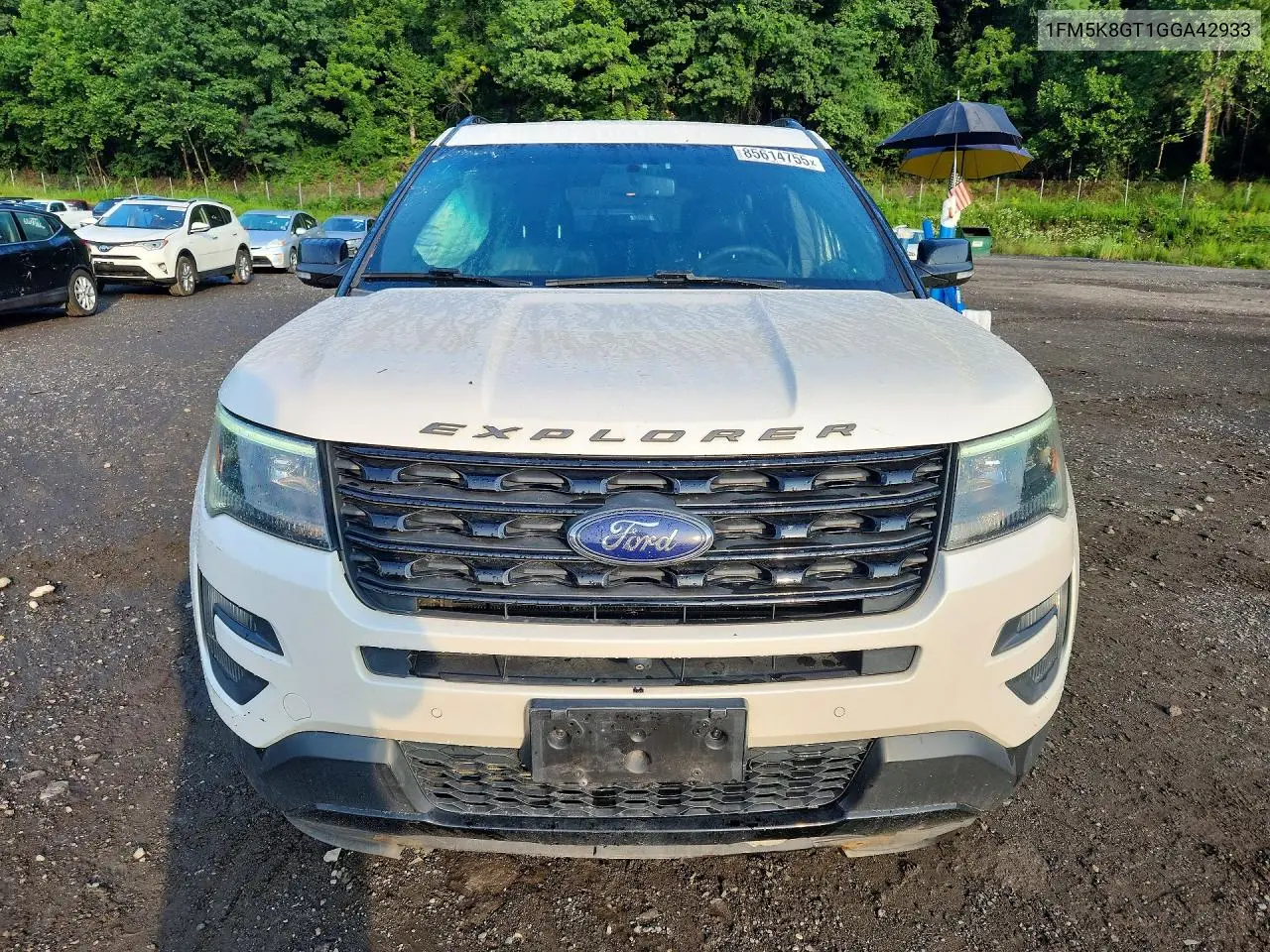 2016 Ford Explorer Sport VIN: 1FM5K8GT1GGA42933 Lot: 85614755