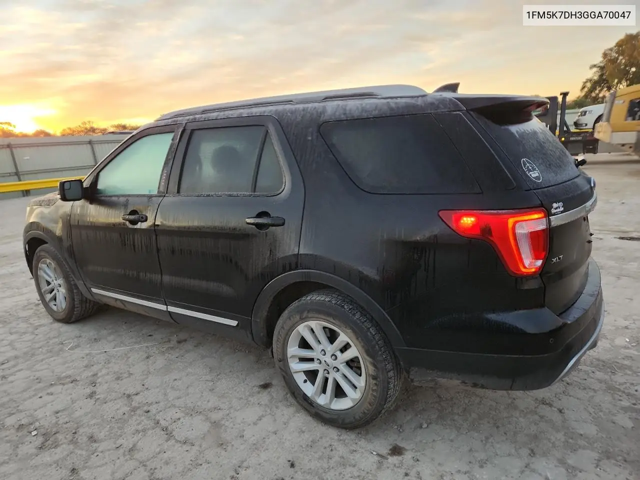 1FM5K7DH3GGA70047 2016 Ford Explorer Xlt