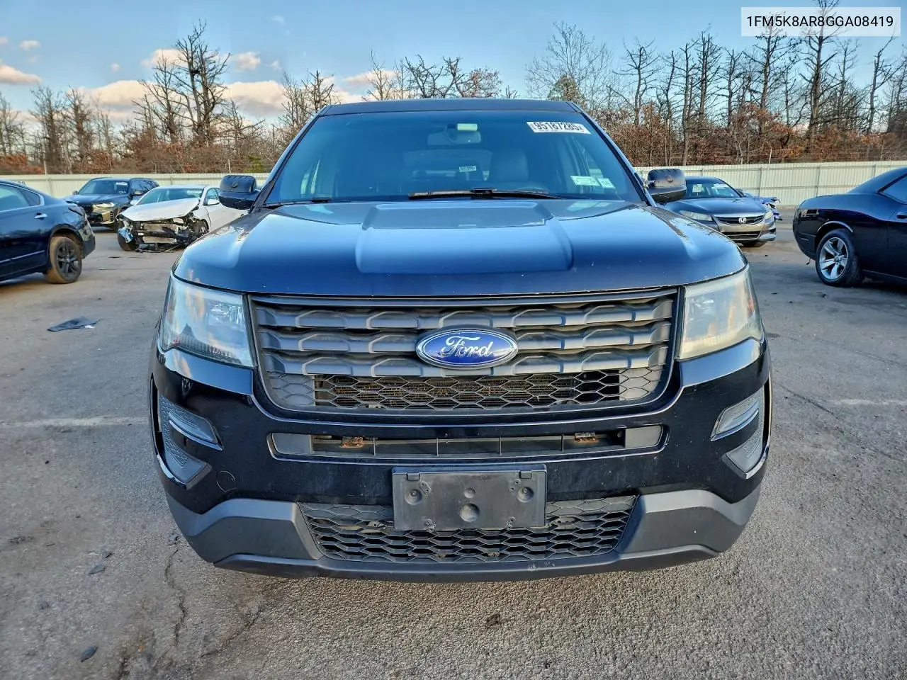 1FM5K8AR8GGA08419 2016 Ford Explorer Police Interceptor