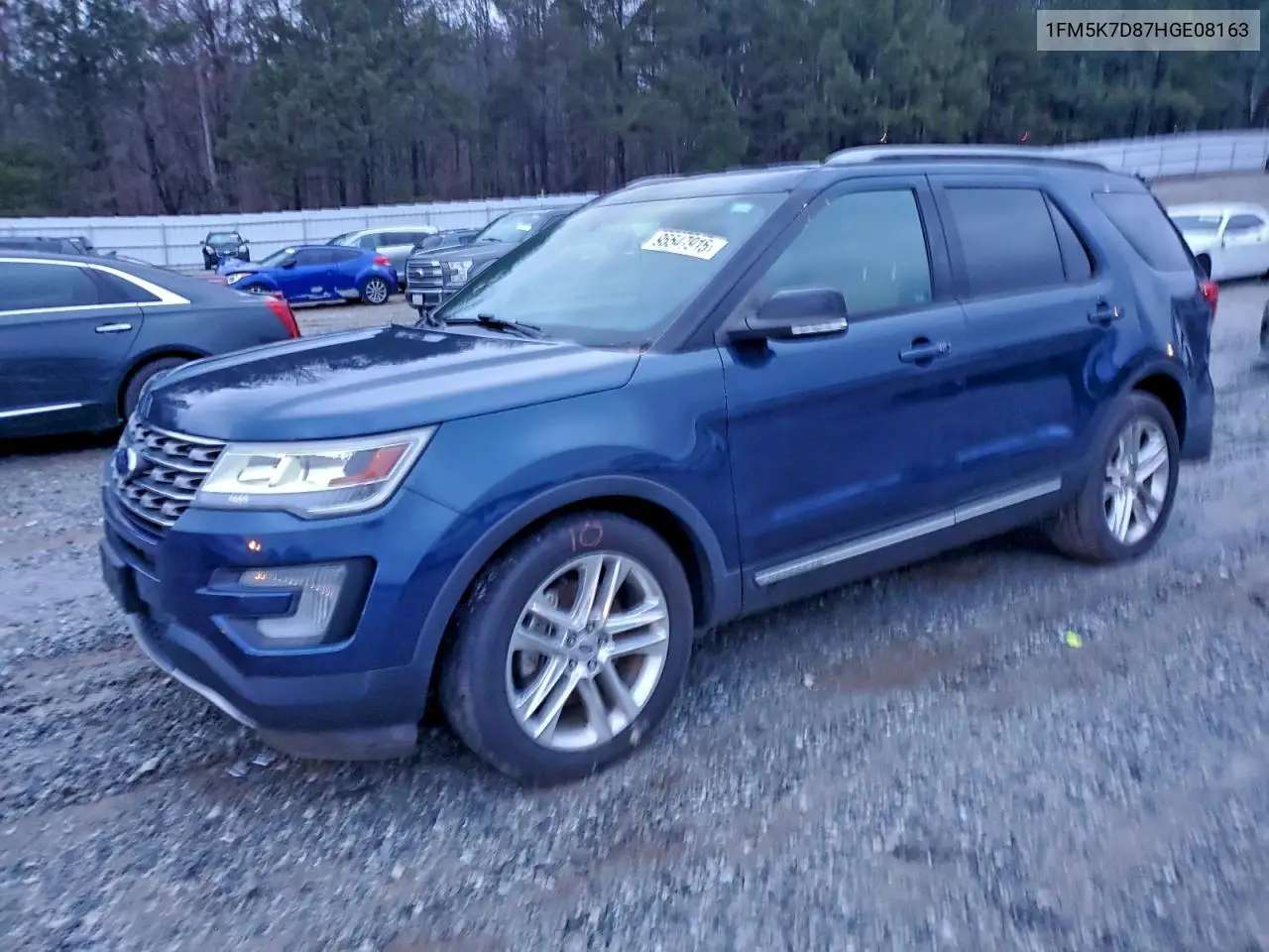 1FM5K7D87HGE08163 2017 Ford Explorer Xlt