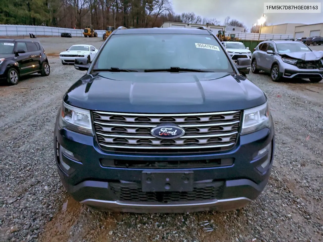 1FM5K7D87HGE08163 2017 Ford Explorer Xlt