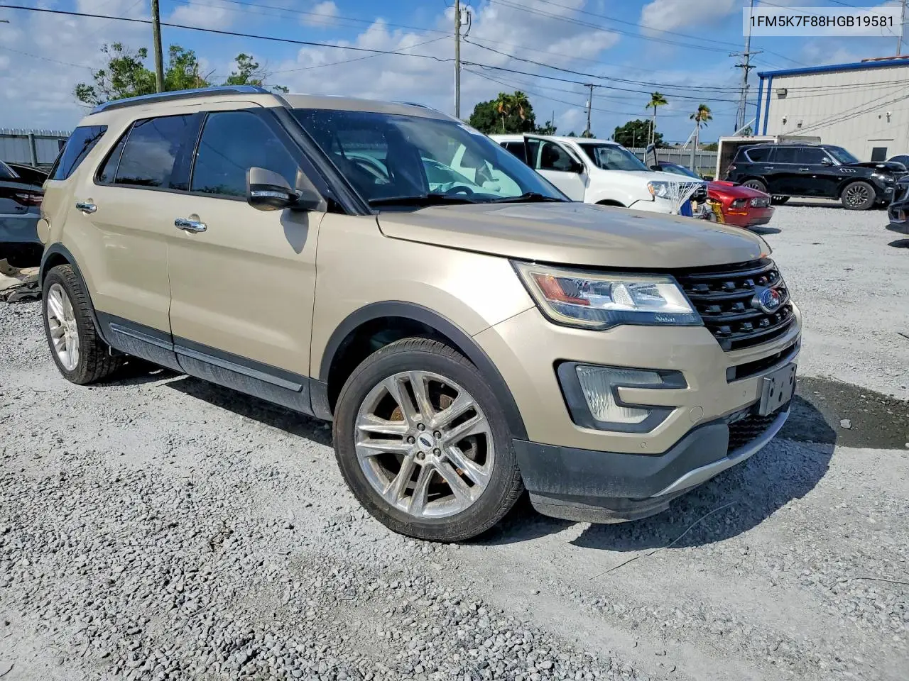 1FM5K7F88HGB19581 2017 Ford Explorer Limited