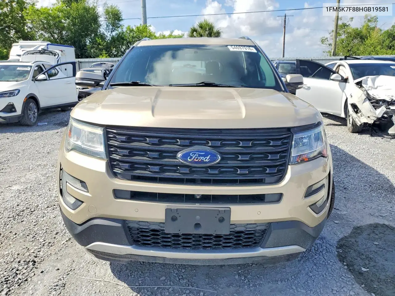 1FM5K7F88HGB19581 2017 Ford Explorer Limited