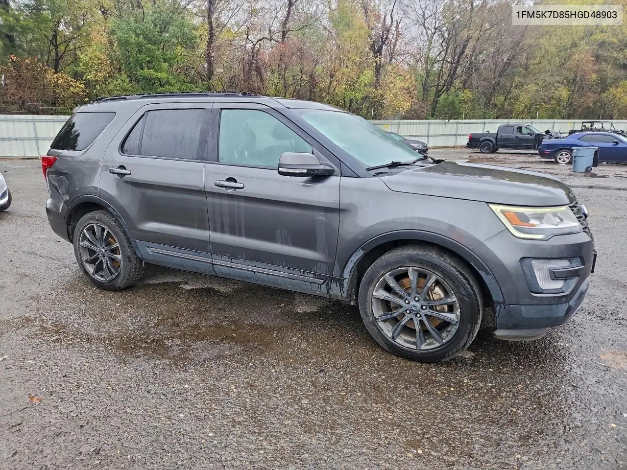 1FM5K7D85HGD48903 2017 Ford Explorer Xlt
