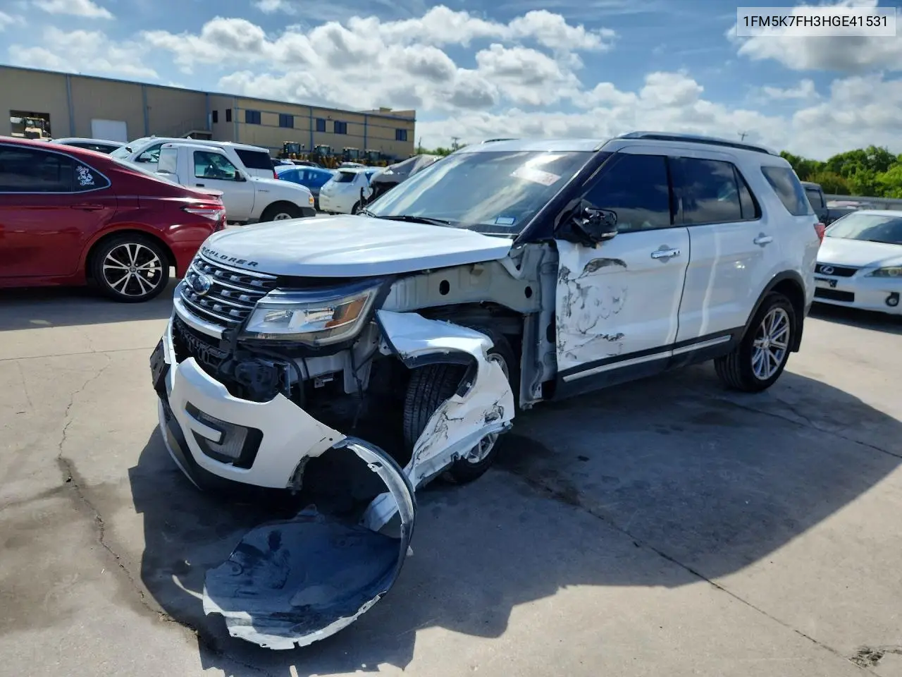 2017 Ford Explorer Limited VIN: 1FM5K7FH3HGE41531 Lot: 57082576