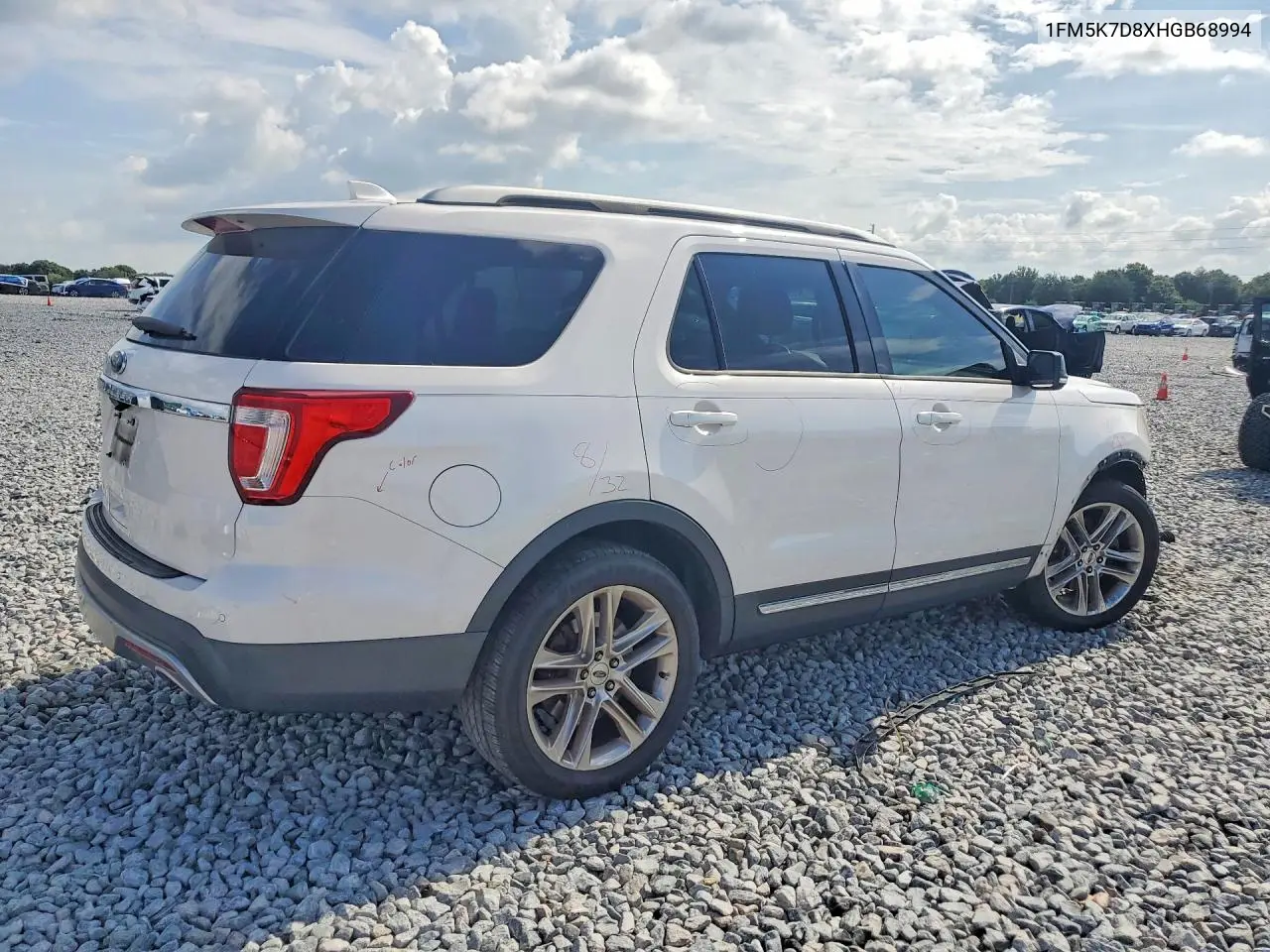 2017 Ford Explorer Xlt VIN: 1FM5K7D8XHGB68994 Lot: 57893046