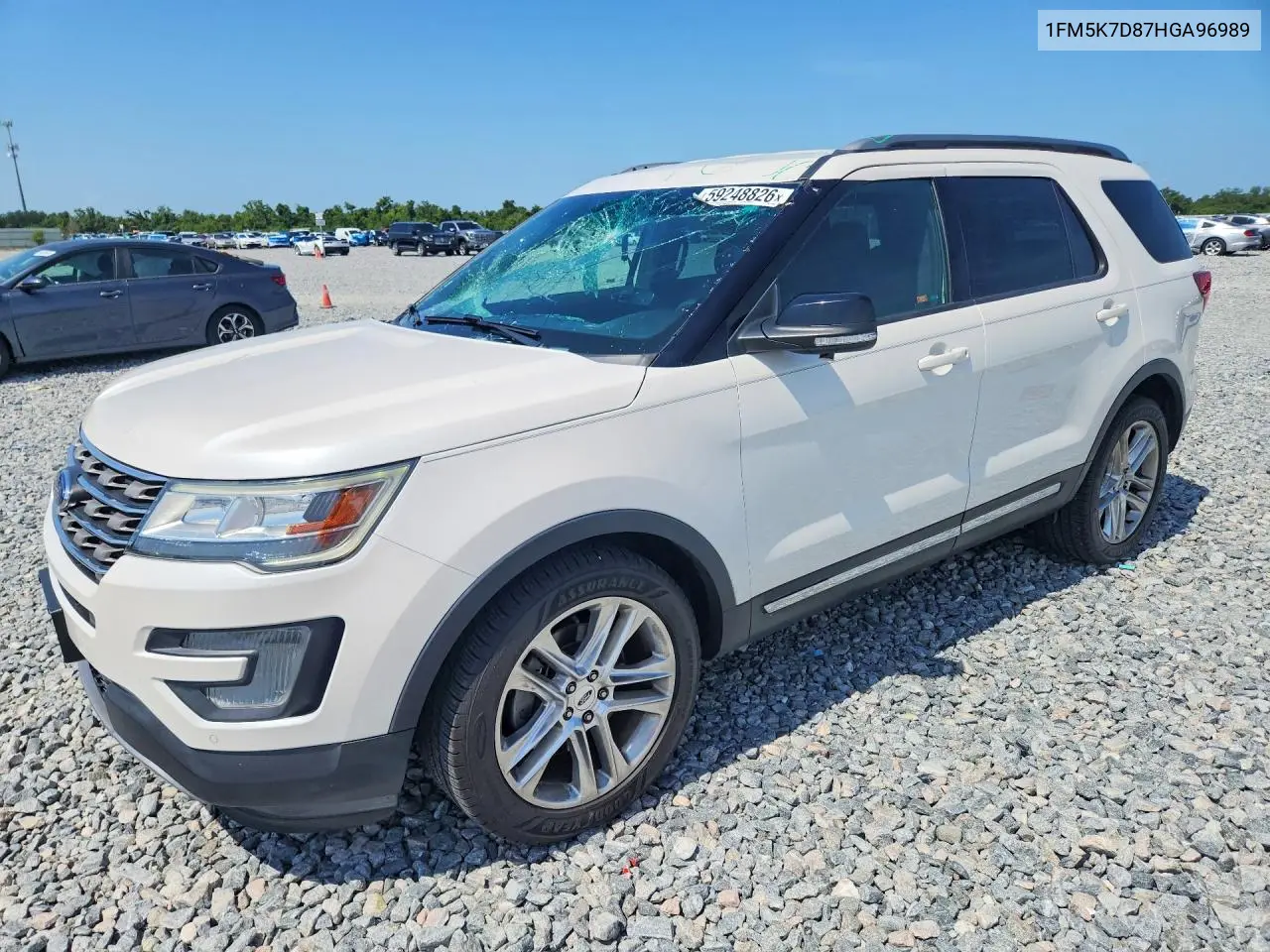 2017 Ford Explorer Xlt VIN: 1FM5K7D87HGA96989 Lot: 59248826