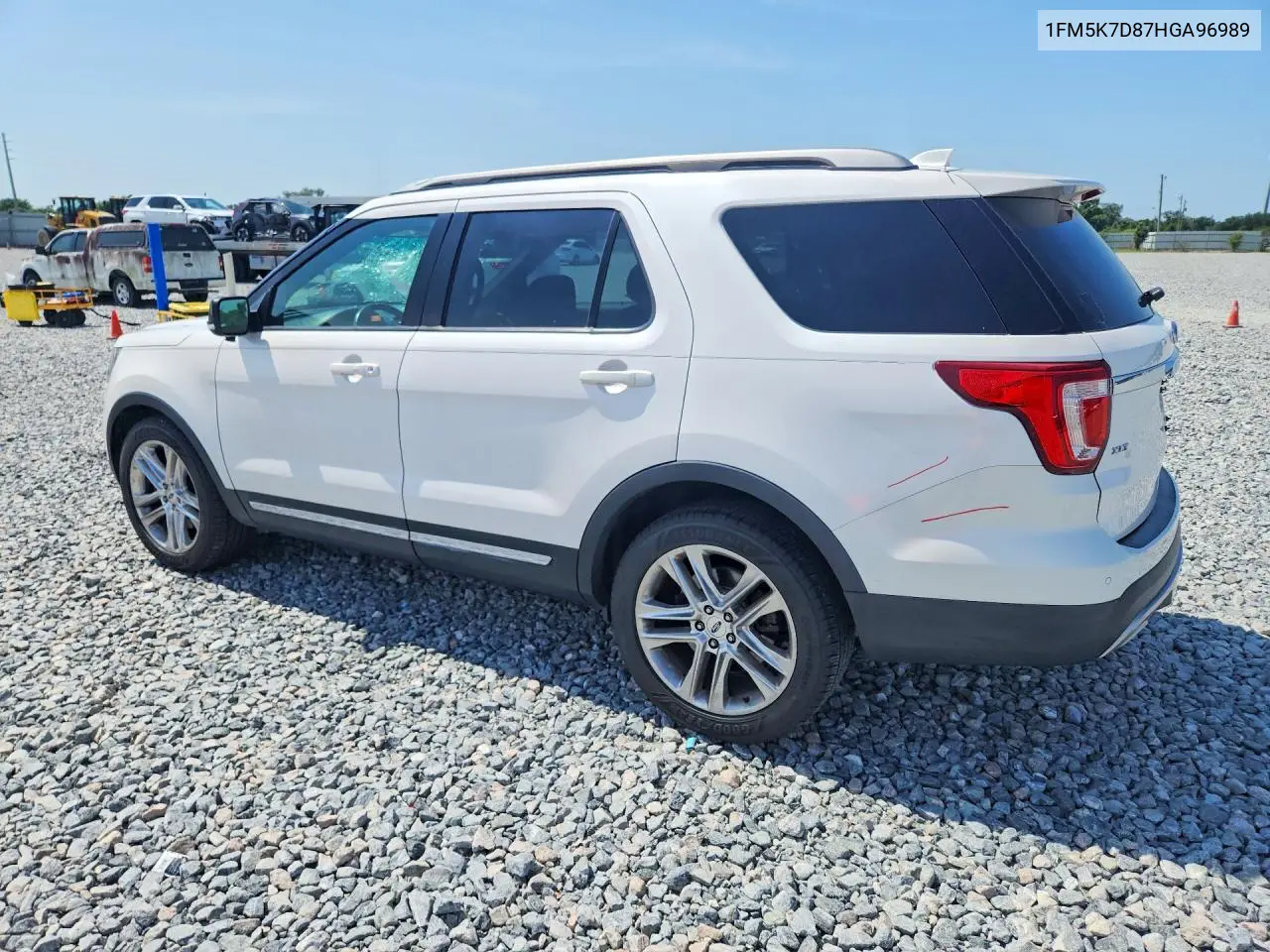 2017 Ford Explorer Xlt VIN: 1FM5K7D87HGA96989 Lot: 59248826