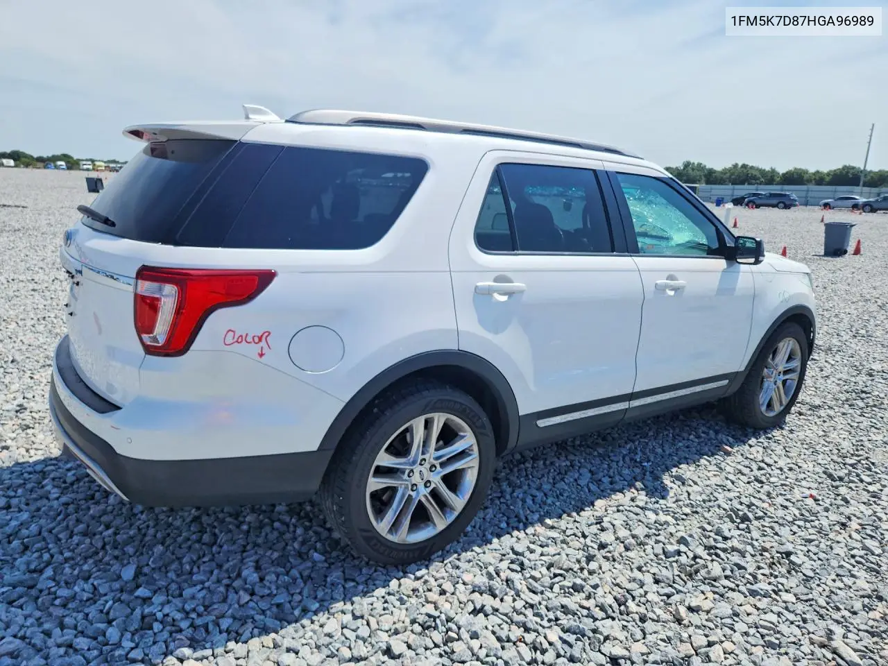 2017 Ford Explorer Xlt VIN: 1FM5K7D87HGA96989 Lot: 59248826