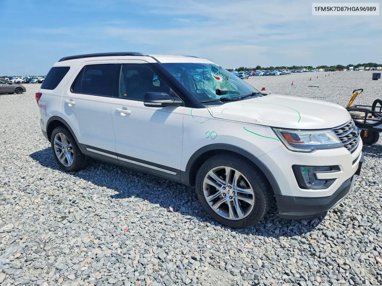 2017 Ford Explorer Xlt VIN: 1FM5K7D87HGA96989 Lot: 59248826