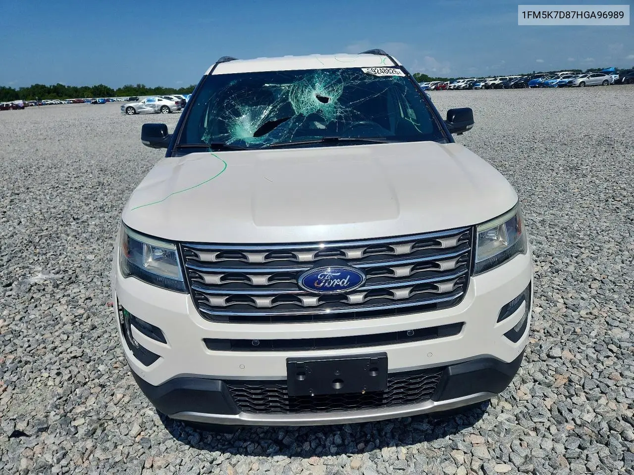 2017 Ford Explorer Xlt VIN: 1FM5K7D87HGA96989 Lot: 59248826