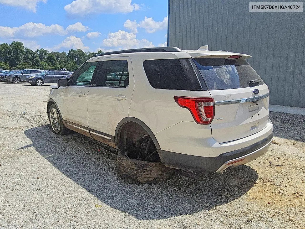 2017 Ford Explorer Xlt VIN: 1FM5K7D8XHGA40724 Lot: 59309586