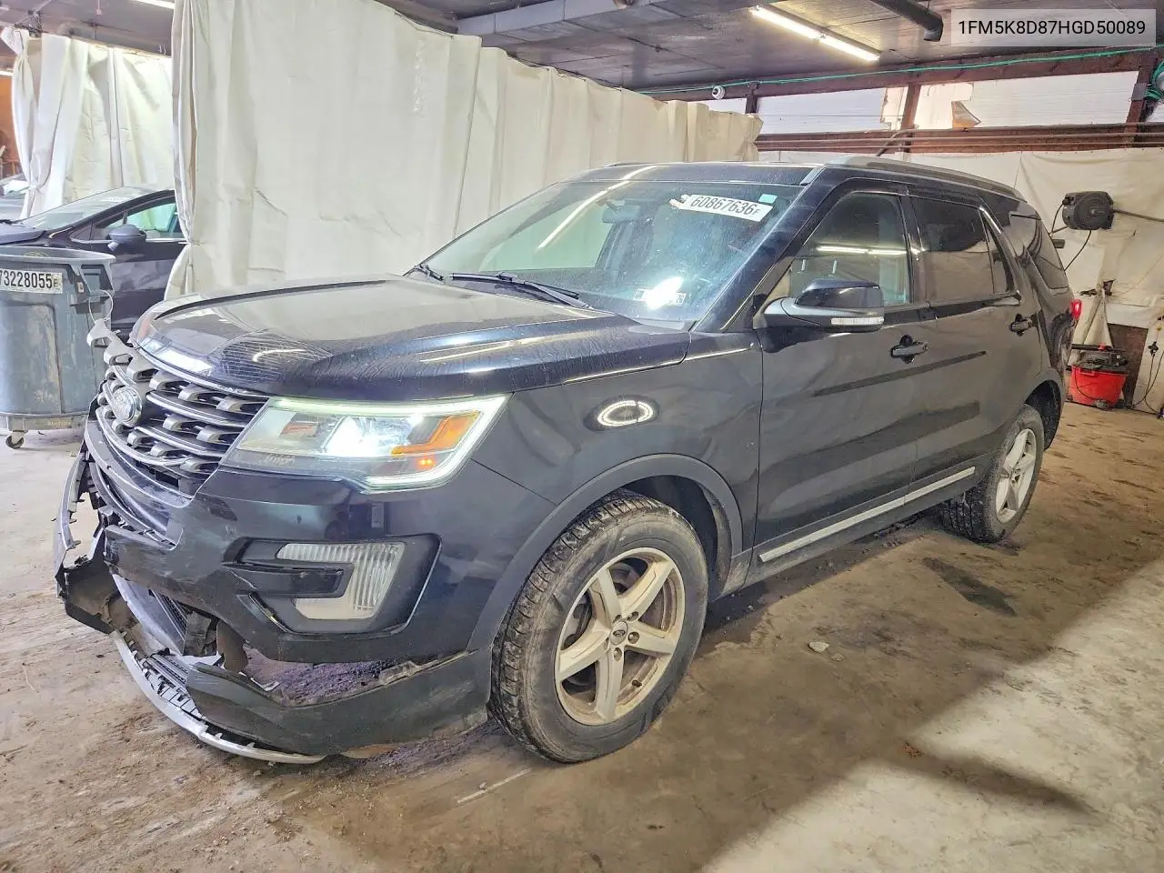 2017 Ford Explorer Xlt VIN: 1FM5K8D87HGD50089 Lot: 60867636