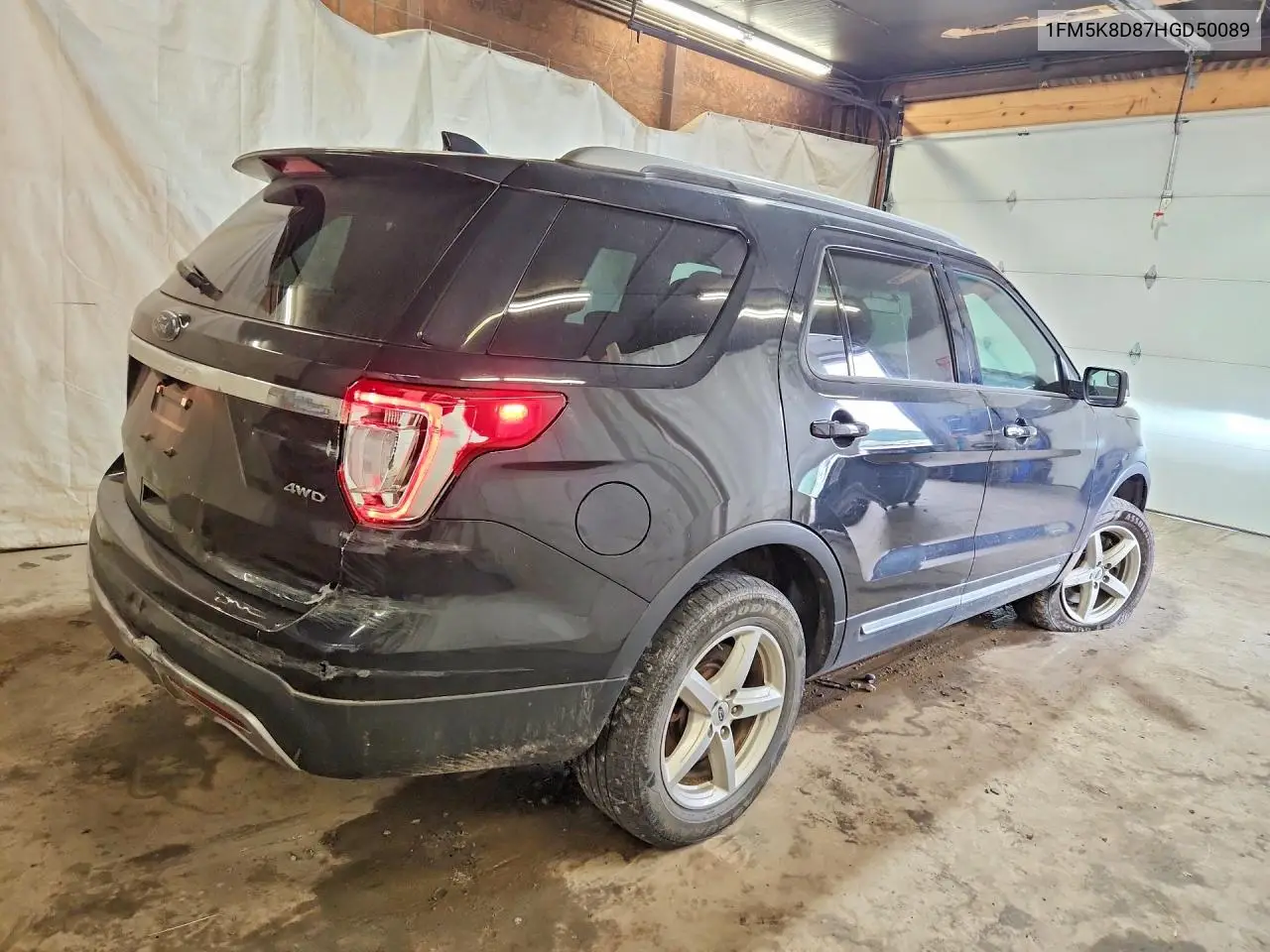 2017 Ford Explorer Xlt VIN: 1FM5K8D87HGD50089 Lot: 60867636