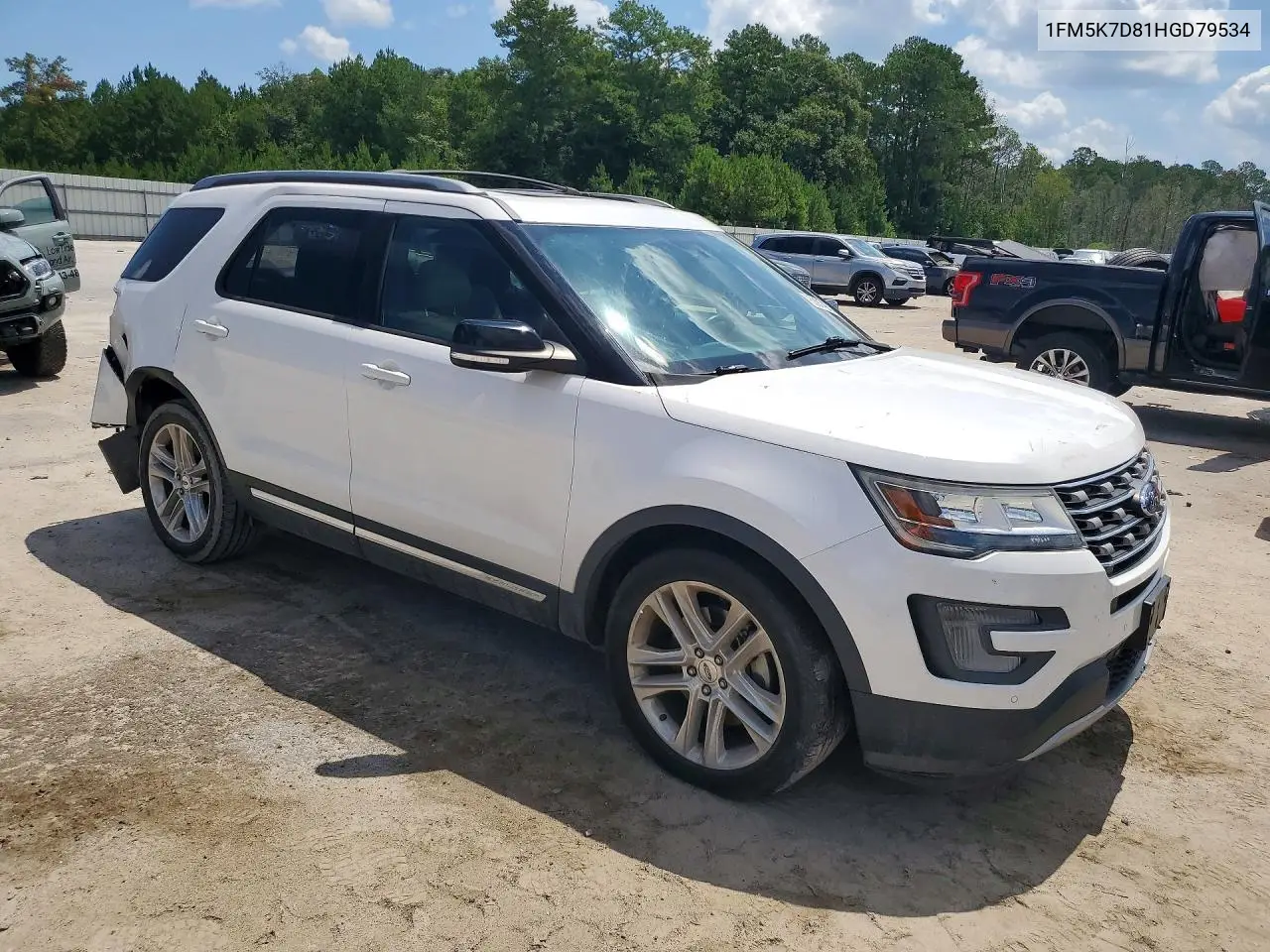 2017 Ford Explorer Xlt VIN: 1FM5K7D81HGD79534 Lot: 60914976