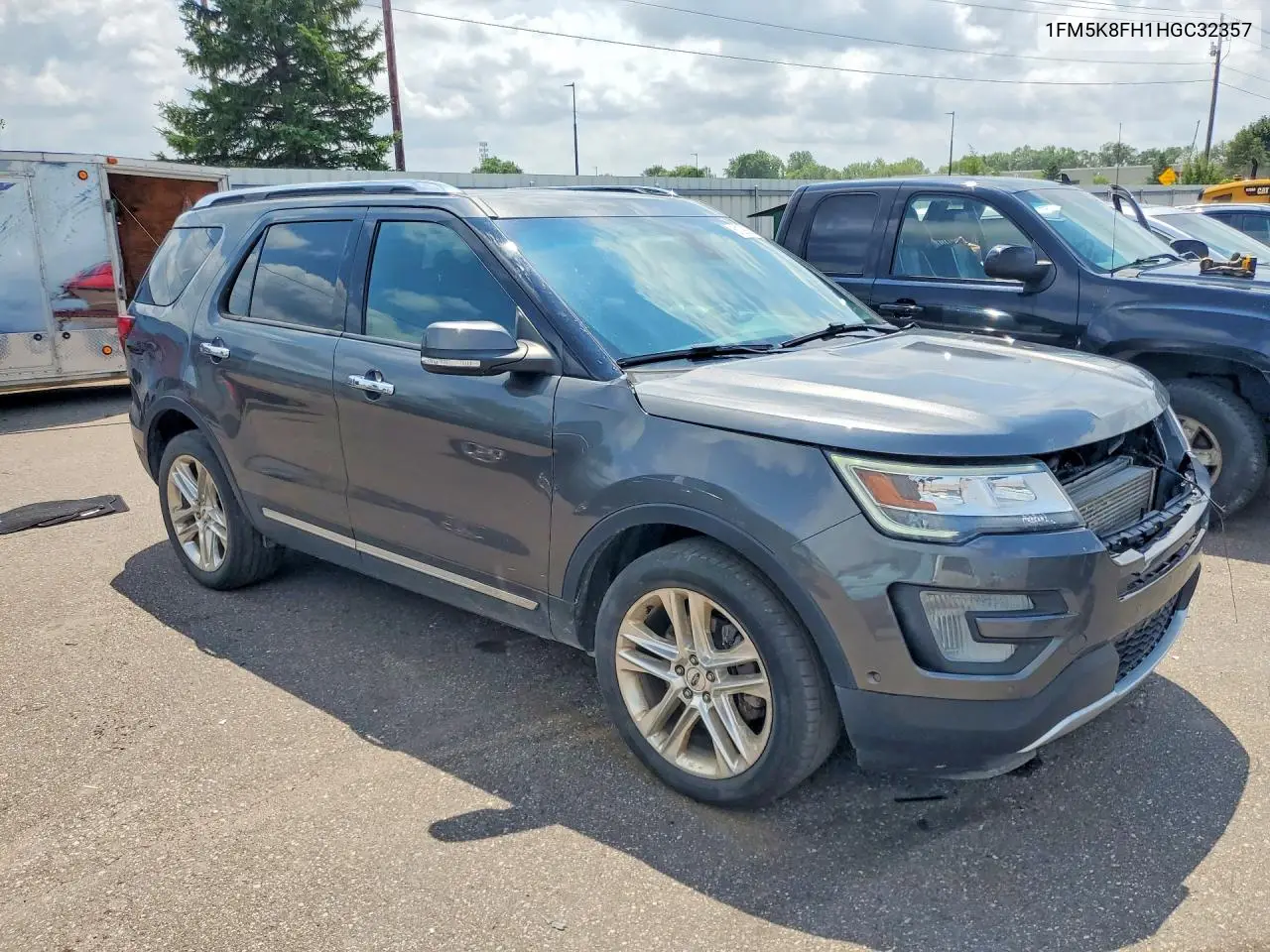 1FM5K8FH1HGC32357 2017 Ford Explorer Limited