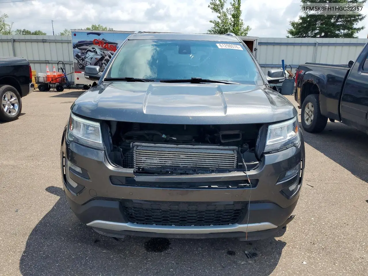 1FM5K8FH1HGC32357 2017 Ford Explorer Limited