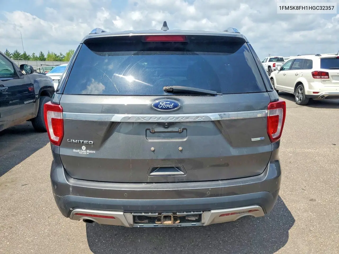 1FM5K8FH1HGC32357 2017 Ford Explorer Limited