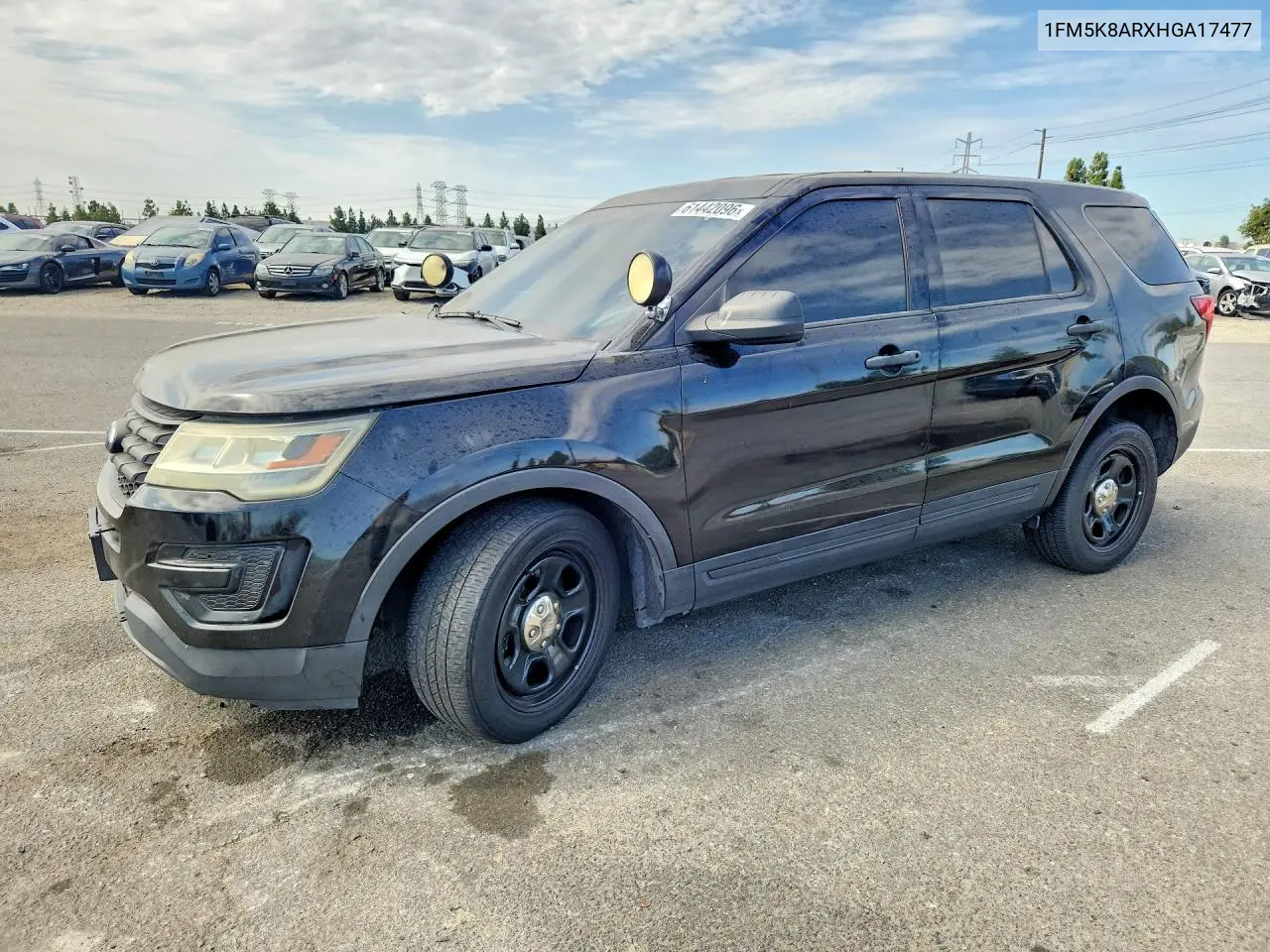2017 Ford Explorer Police Interceptor VIN: 1FM5K8ARXHGA17477 Lot: 61442096