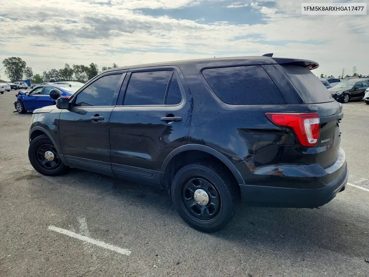 2017 Ford Explorer Police Interceptor VIN: 1FM5K8ARXHGA17477 Lot: 61442096