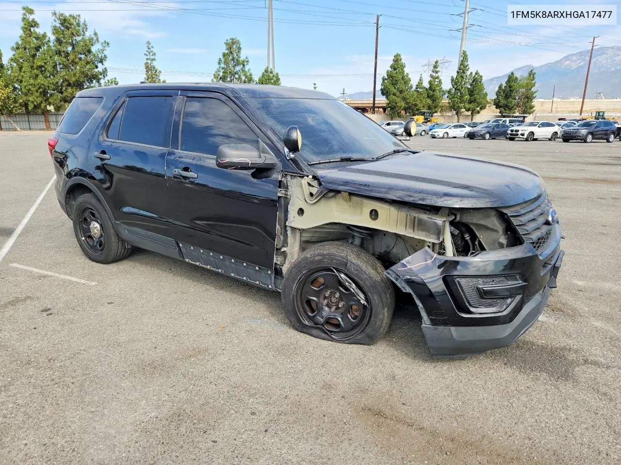 2017 Ford Explorer Police Interceptor VIN: 1FM5K8ARXHGA17477 Lot: 61442096