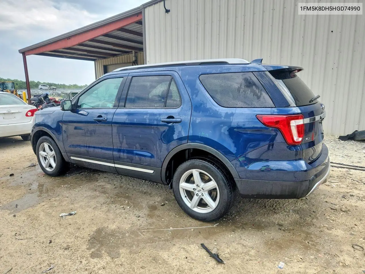 2017 Ford Explorer Xlt VIN: 1FM5K8DH5HGD74990 Lot: 61552846
