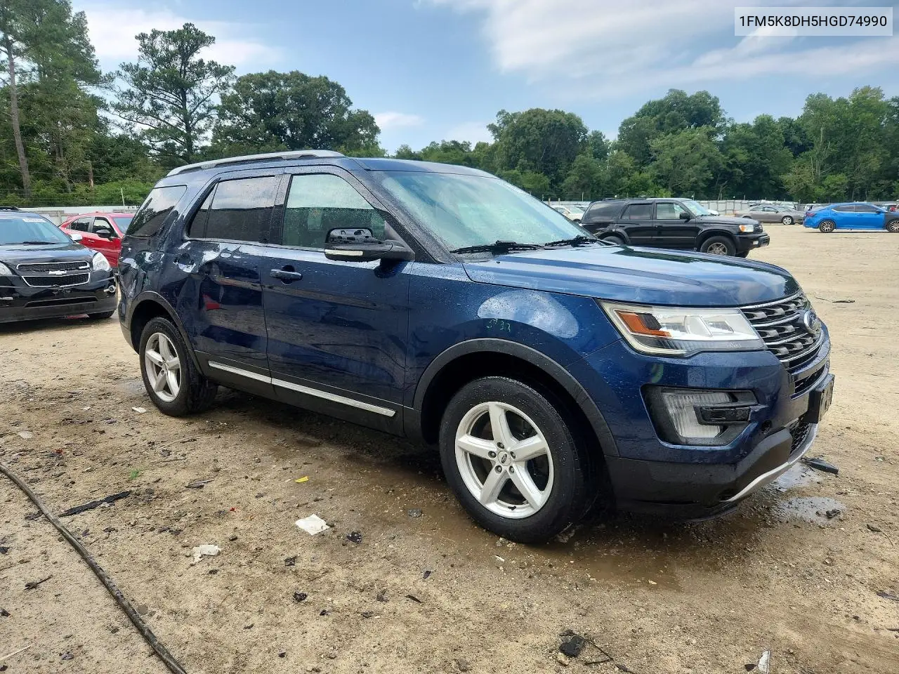 2017 Ford Explorer Xlt VIN: 1FM5K8DH5HGD74990 Lot: 61552846